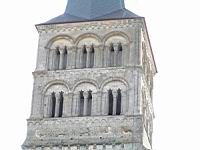 La Charite sur Loire - Eglise Notre-Dame - Clocher (2)